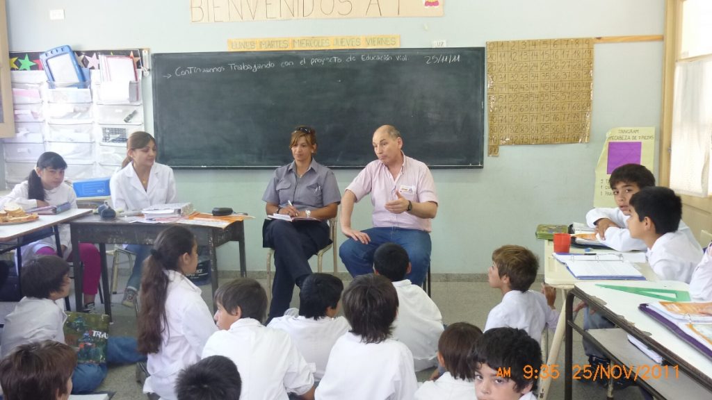 Tránsito sigue con las charlas sobre Educación Vial CharlaEducacionVial