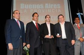 Scioli cerró un encuentro de gerentes del provincia