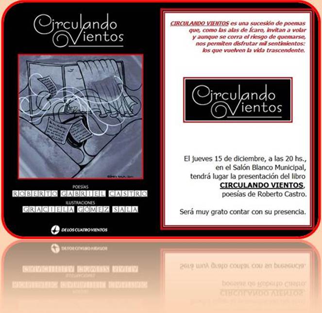 Roberto Castro presenta un libro de poesías
