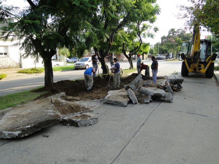 Con trabajos en las Avdas Cardenal Pironio y Urquiza avanza la obra pública