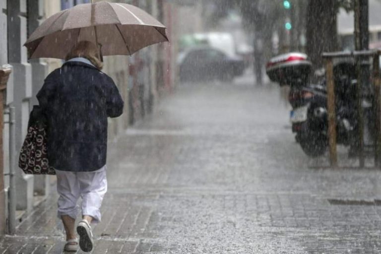 La lluvia caída alcanza los 8,5 mm y se siguen pronosticando lluvias y tormentas fuertes