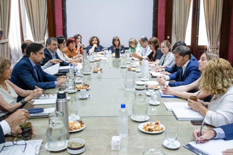 Kicillof y Trotta definieron una agenda educativa conjunta