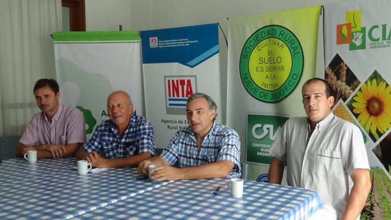 La primera Charla a Productores será el 4 de marzo en la Sociedad Rural de Nueve de Julio