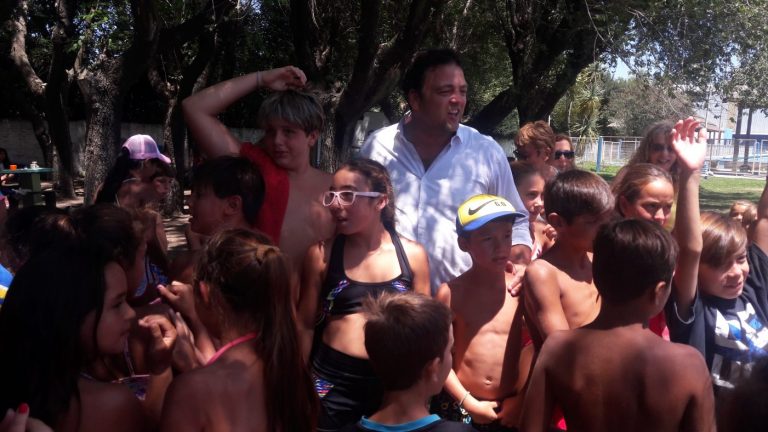 El Intendente nuevejuliense asistió al cierre del programa ‘Escuelas Abiertas de Verano’
