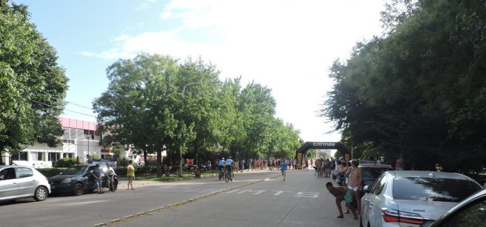 En Atlético se realizó un triatlón