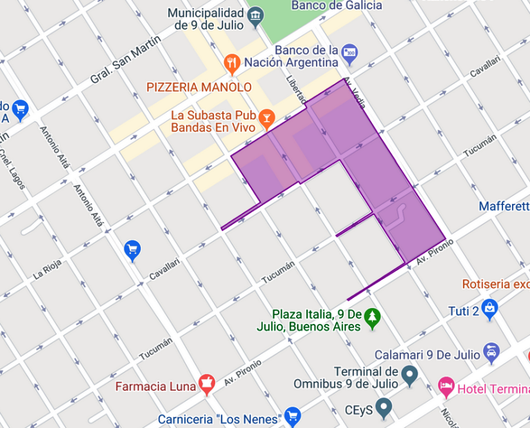 Corte de energía eléctrica programado en Nueve de Julio