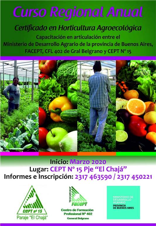 Curso regional anual de Horticultura Agroecológica