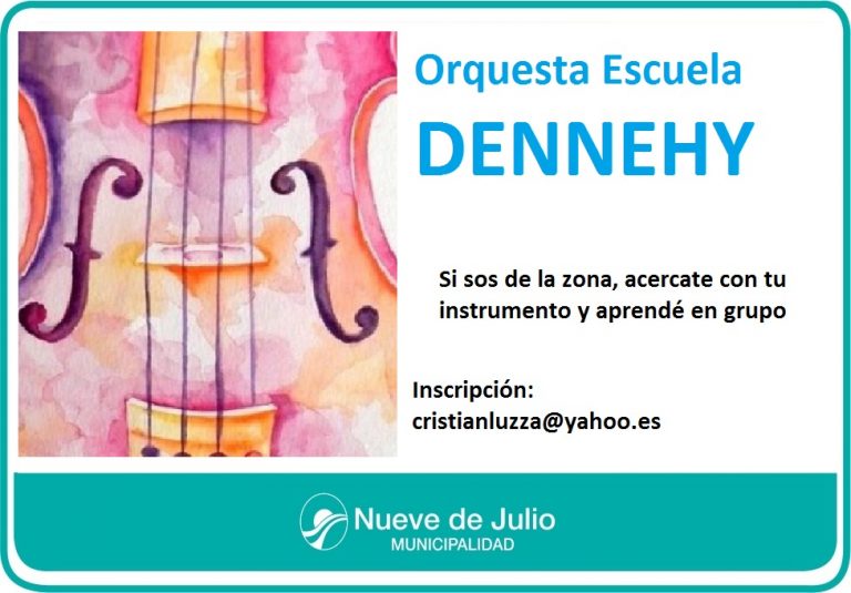 También se convoca para la Orquesta Escuela de Dennehy