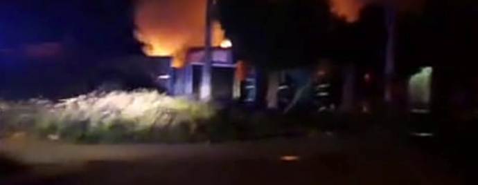 Fue total la destrucción de una vivienda por el fuego