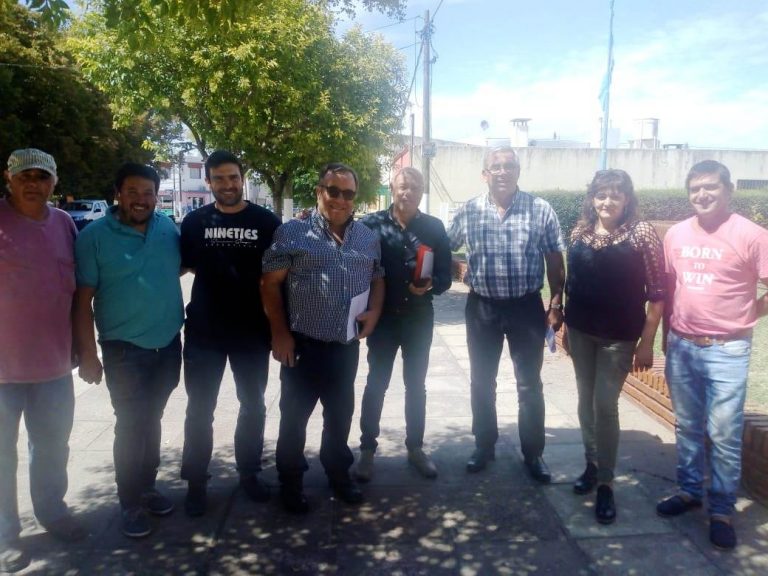 Jorge Della Roca encabezó una reunión con delegados comunales en Dudignac