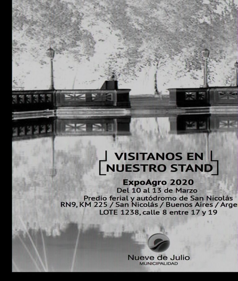 Nueve de julio estará en la ExpoAgro de San Nicolás