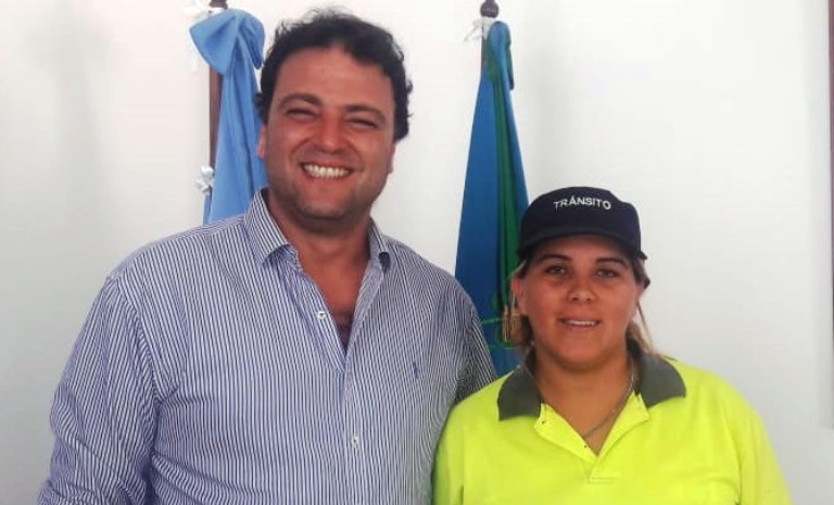 El intendente recibió a la Coordinadora de Tránsito agredida
