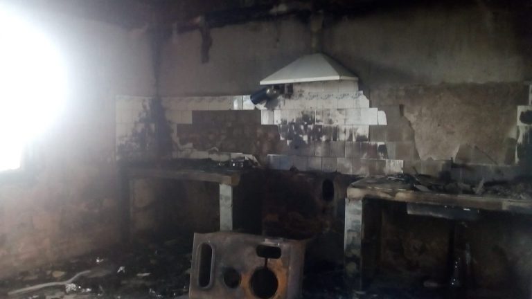 Tomo fuego una quinta en Facundo Quiroga y la destrucción fue total