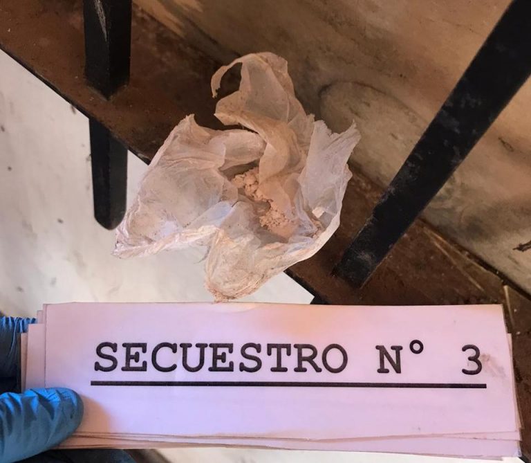Un aprehendido por comercio de estupefacientes