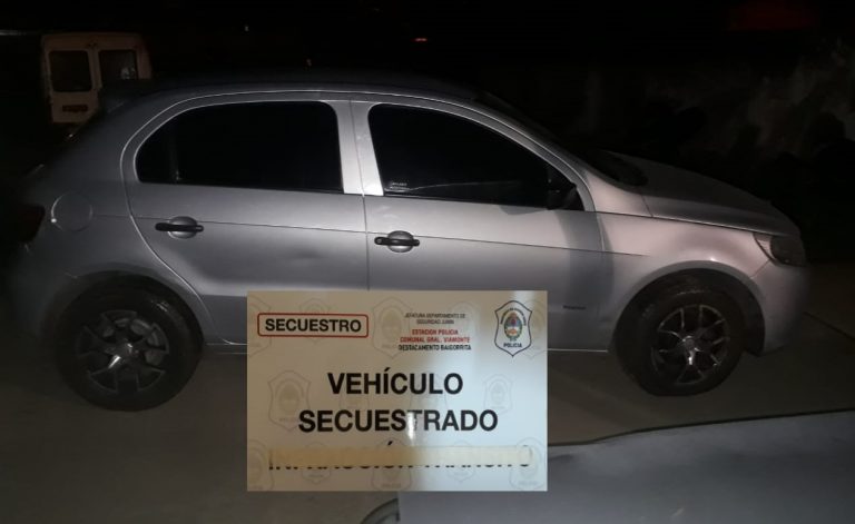 En Baigorrita se secuestró un auto por incumplimiento de aislamiento de su conductor