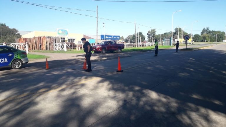 La Policia Comunal nuevejuliense comenzó los operativos ante la pandemia Coronavirus