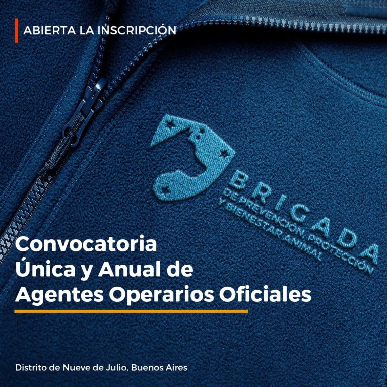 Convocatoria Anual de Operarios Oficiales de la Brigada de Prevención, Protección y Bienestar Animal (BRI.P.P.B.A.)