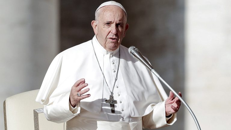 Francisco: ‘La humanidad es una comunidad”