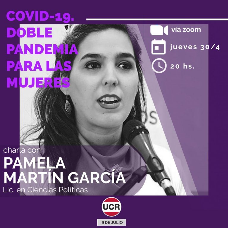El radicalismo nuevejuliense invita a “COVID-19: La doble Pandemia para las mujeres”