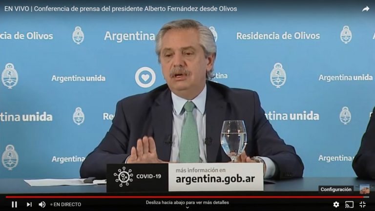 Alberto Fernández: ‘Hemos decidido seguir con la cuarentena’ que será ‘administrada’