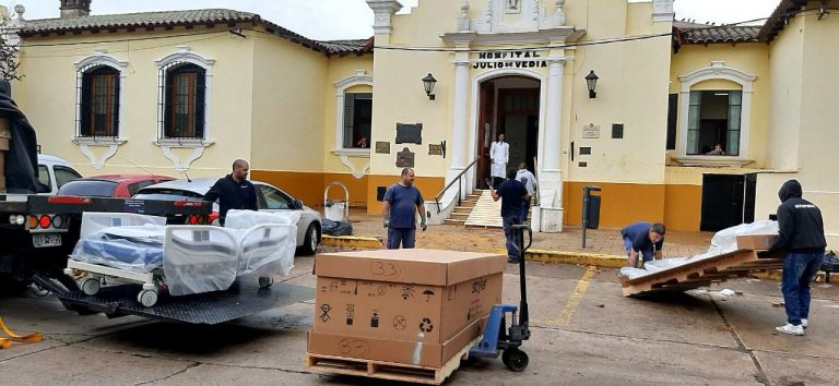 Arribaron camas al Hospital Interzonal Julio de Vedia de Nueve de Julio
