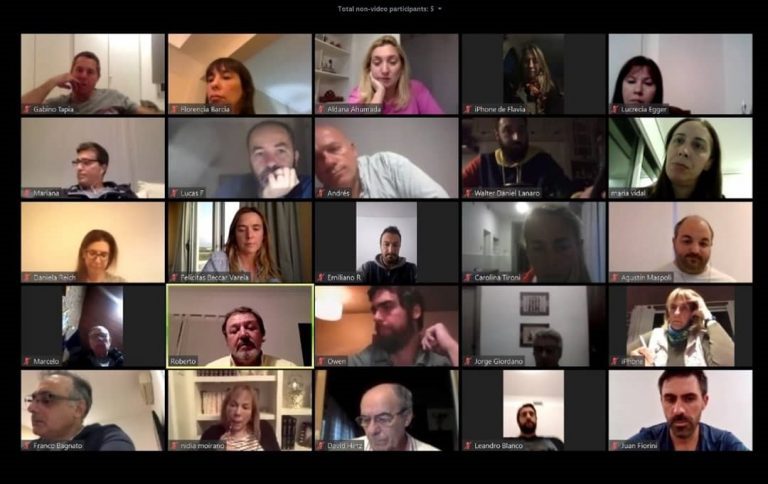 Senadores bonaerenses de Juntos por el Cambio se reunieron online con María Eugenia Vidal