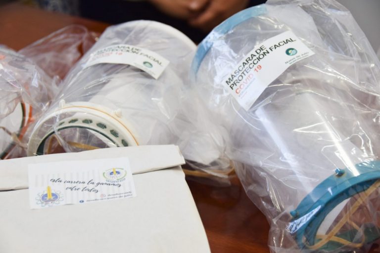 Más mascarillas faciales se entregaron a la municipalidad nuevejuliense