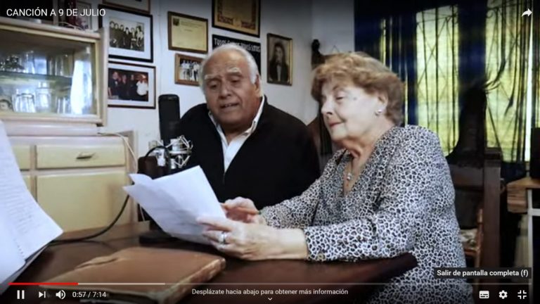 Un video da realce a la ‘Canción a Nueve de Julio’