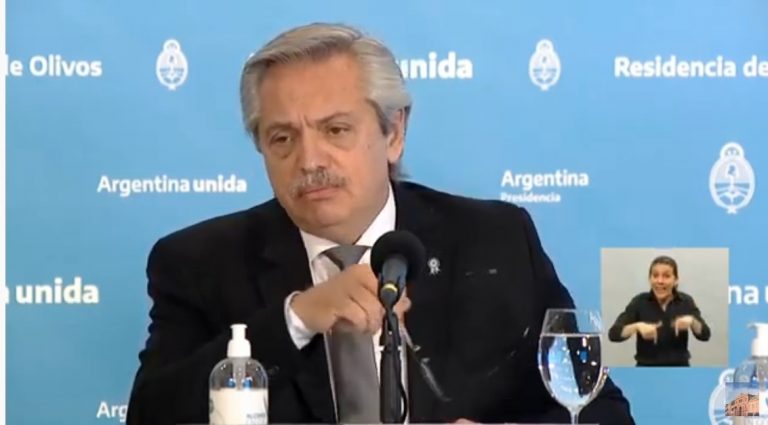Alberto Fernández: ‘Los convoco a seguir las recomendaciones médicas’