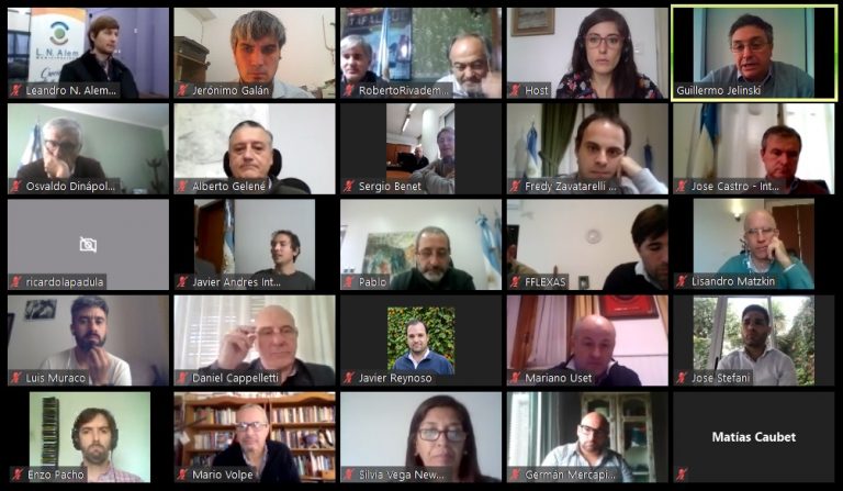 Intendentes bonaerenses participaron del lanzamiento de un curso a distancia para operadores de servicios de agua y cloacas
