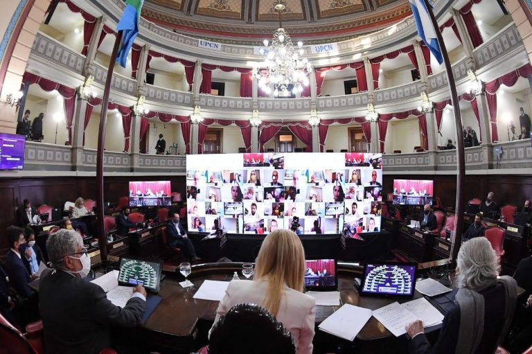 Senadores bonaerenses aprobaron por unanimidad modificaciones al reglamento interno para sesionar virtualmente