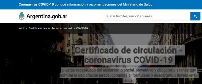 La municipalidad nuevejuliense recuerda el alcance del Certificado de Circulación