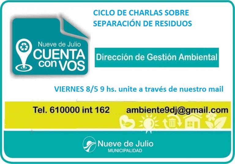 Charla sobre separación de residuos