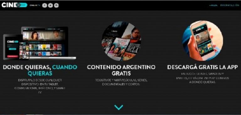Películas de producción nacional se pueden ver en CineAr