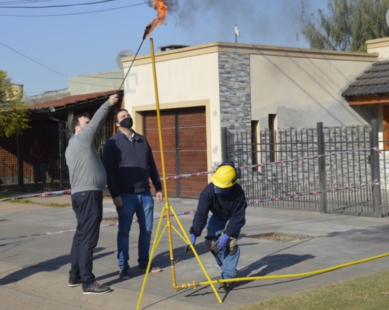 Doscientos veinte vecinos de El Provincial tienen acceso al gas natural