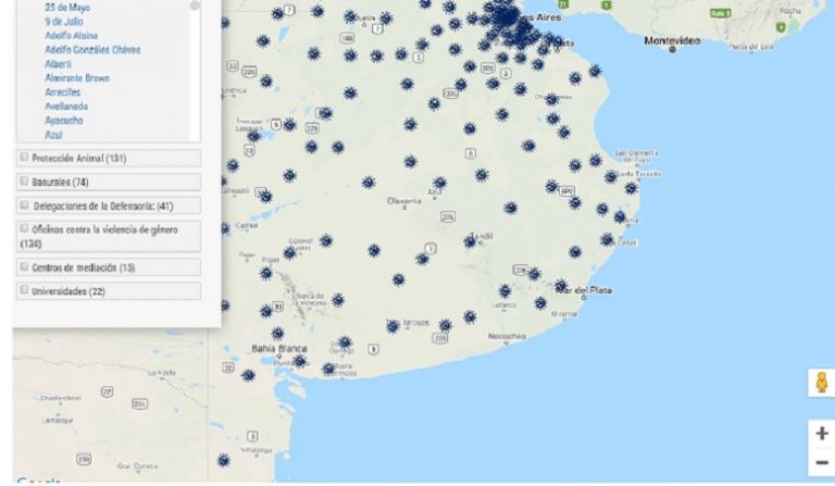 Las actividades permitidas en cada distrito se pueden observar en un sitio web