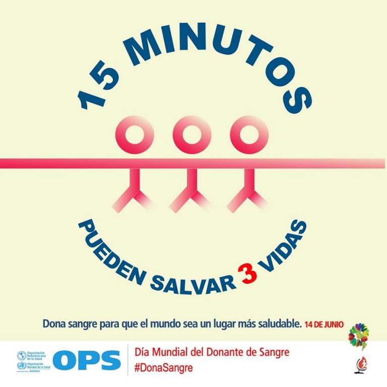 Día Mundial del Donante de Sangre y se celebra con la consigna ‘La sangre segura salva vidas’