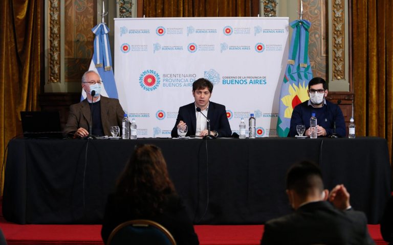 El gobernador bonaerense explicará el cuadro epidemiológico por coronavirus en todo el territorio