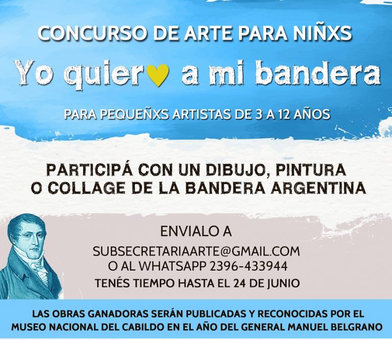 La Subsecretaría de Arte de Carlos Casares lanzó un concurso para niños con el apoyo del Cabildo Nacional