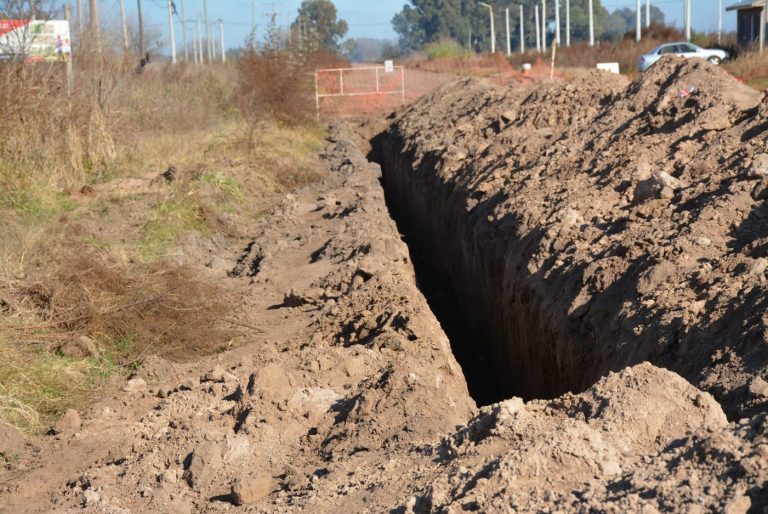 Está en los tramos finales de la obra de agua para el ex-matadero