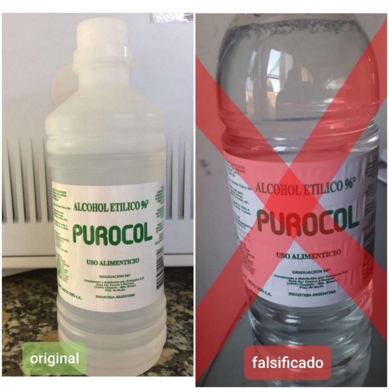 Bromatología advierte sobre un alcohol adulterado 