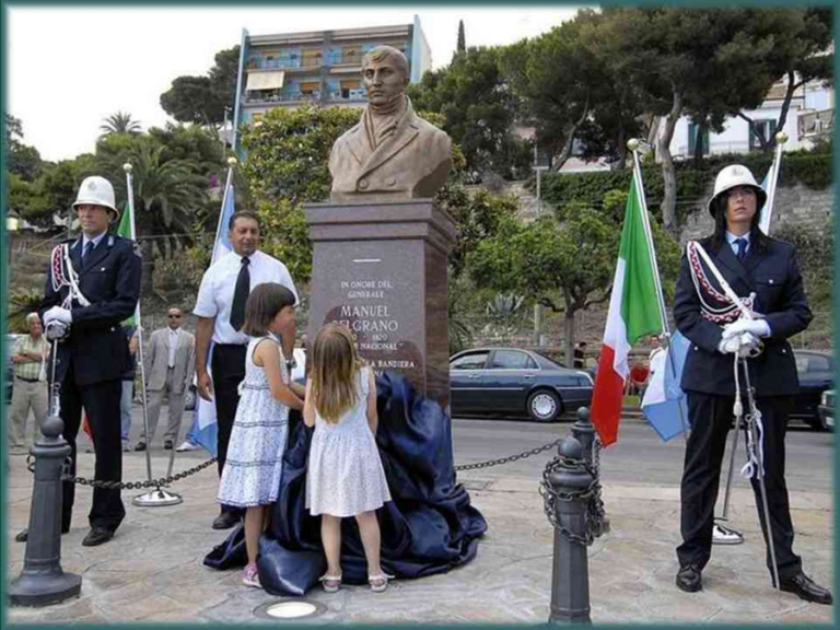 En Imperia se homenajea a Manuel Belgrano