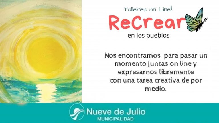 Se impulsan ‘Talleres on line Recrear’