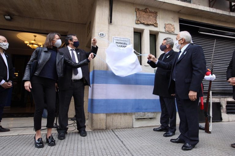 Acto de homenaje a 250 años del nacimiento de Manuel Belgrano
