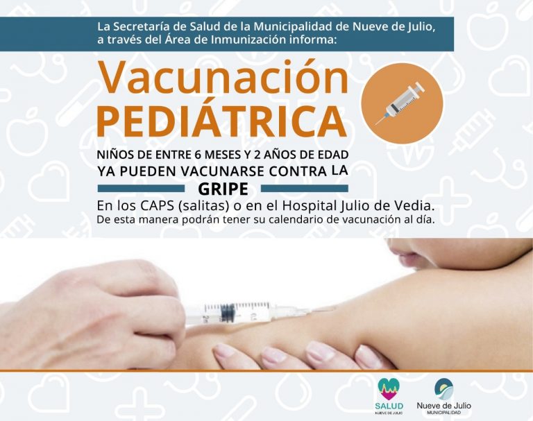 En los centros de salud sigue las vacunaciones a niños y adultos
