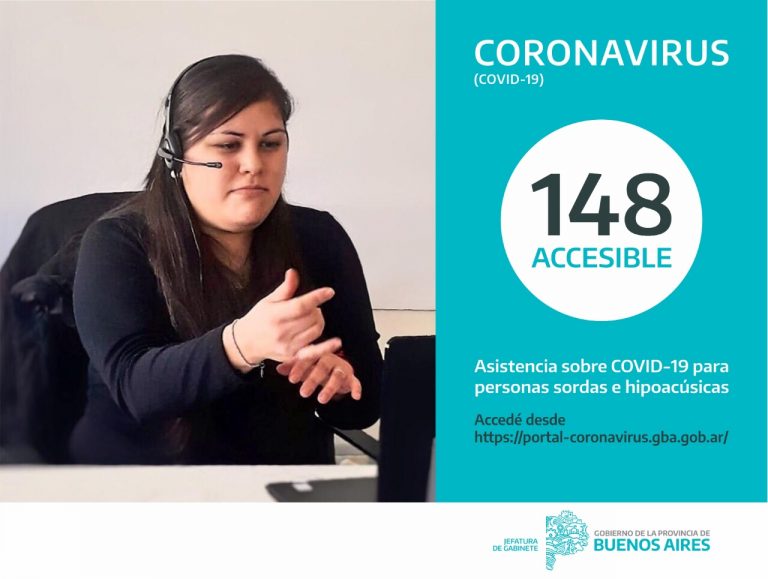 La Provincia puso en marcha el servicio 148 Accesible