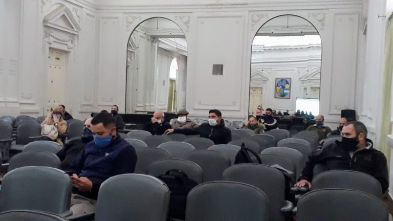 Jornada con transportistas y choferes de camiones del distrito de Nueve de Julio