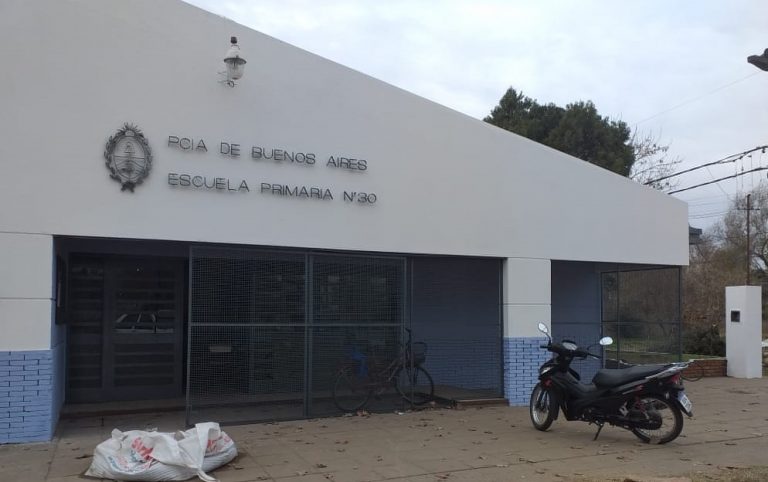 Movimiento Evita finalizó las obras en la Escuela N° 30 conforme a un convenio con Consejo Escolar nuevejuliense