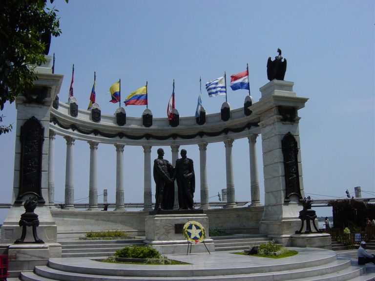 Hace 198 un abrazo unió a latinoamérica