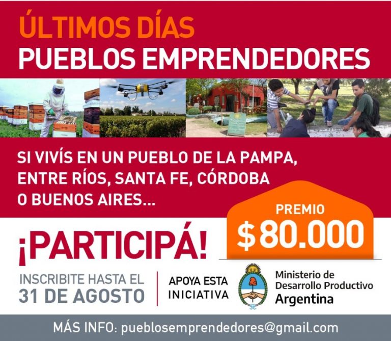 Se convoca a una nueva edición del “Concurso Pueblos Emprendedores”